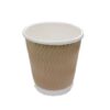 150ml Ripple Paper Cups - 50pcs
