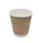 150ml Ripple Paper Cups - 50pcs