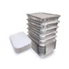 250ml Foil Container with Lid - 80pcs